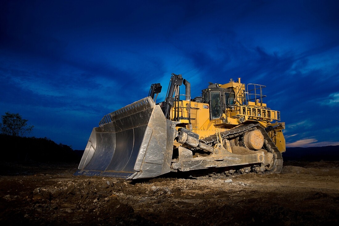 New Cat D11 XE dozer at MINExpo