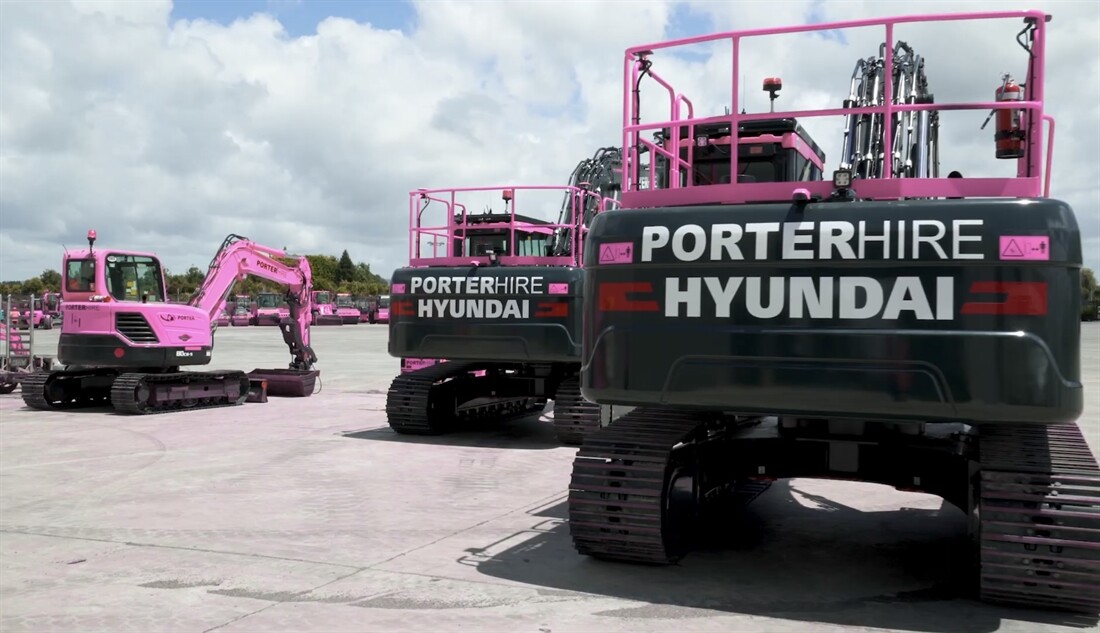Porters Hyundais Go Pink for Charity