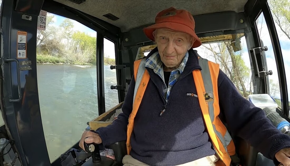 Is Dave the Oldest Bulldozer Driver in the World!