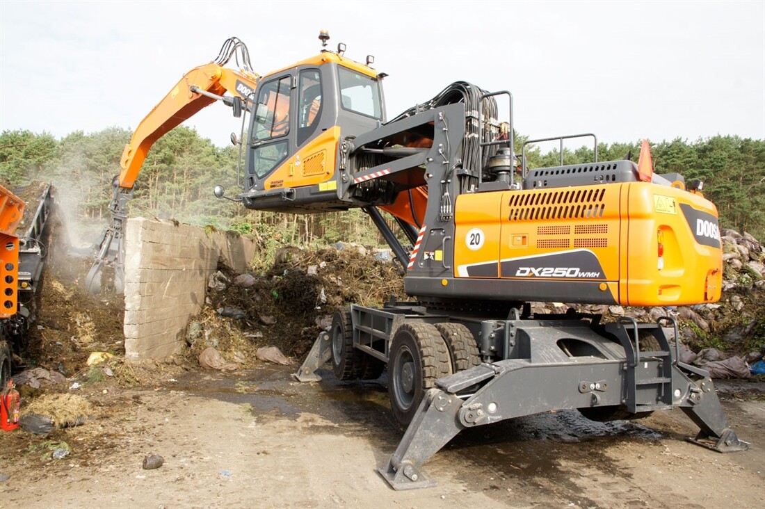 New Doosan material handler at ZUO International