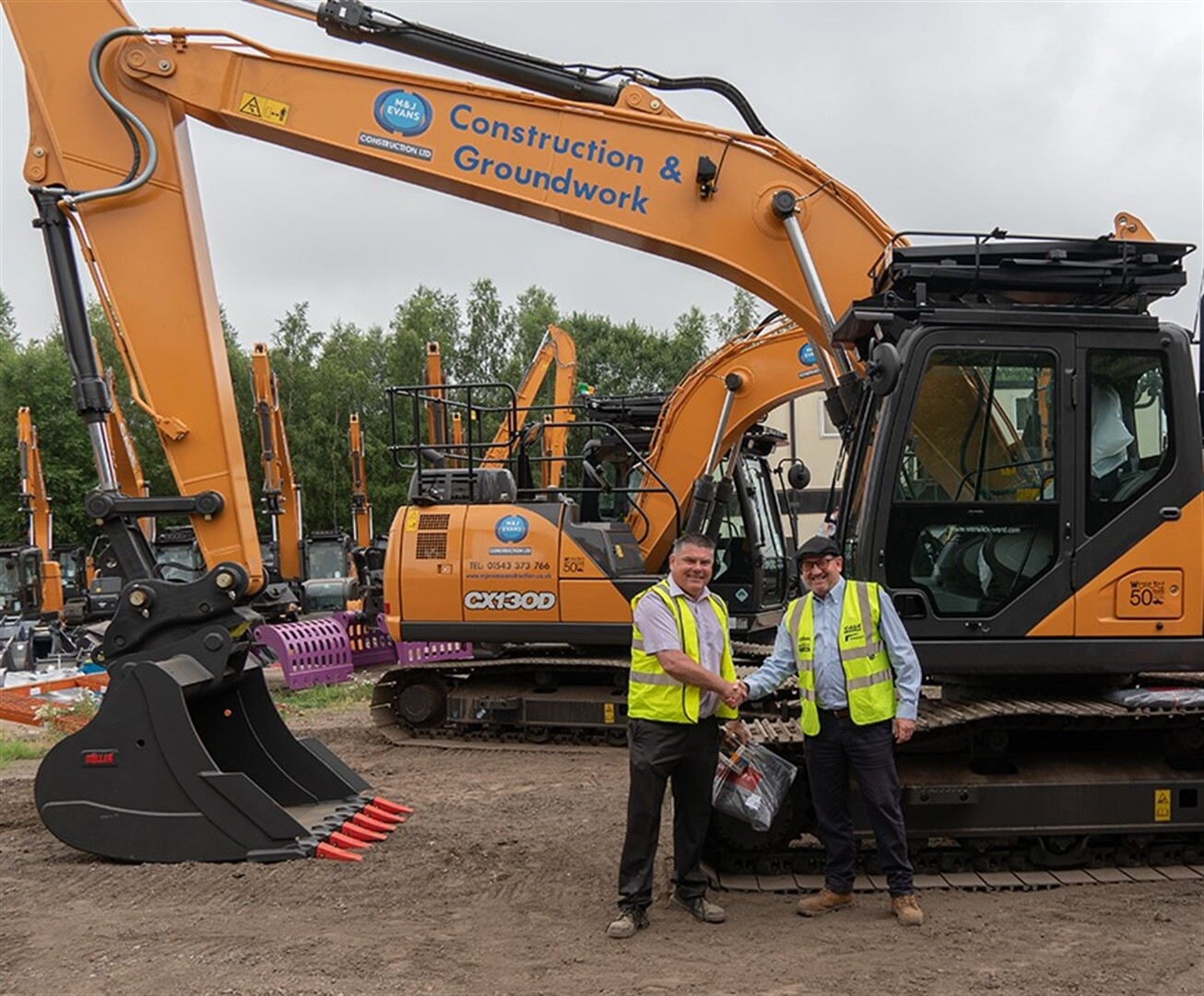 M&J Evans Group chooses Case excavators