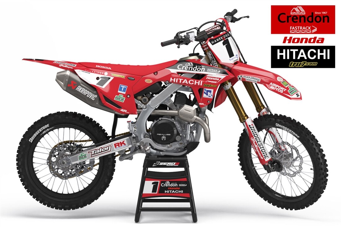 Hitachi backs Honda motocross team