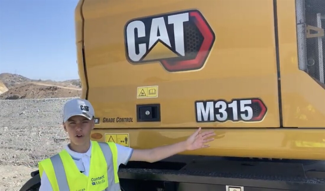 Lucas Haddock has a Trip of a Lifetime with Caterpillar in Malaga