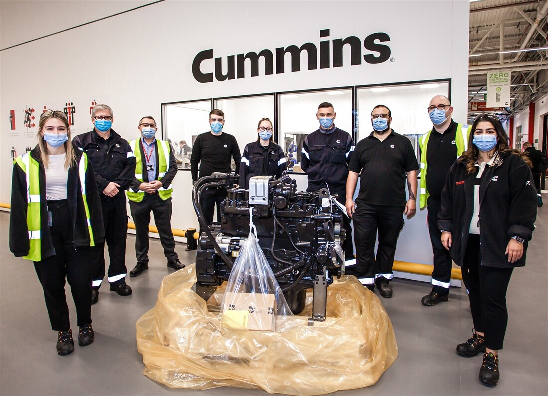 Cummins factory’s 1.5 millionth mid-range engine