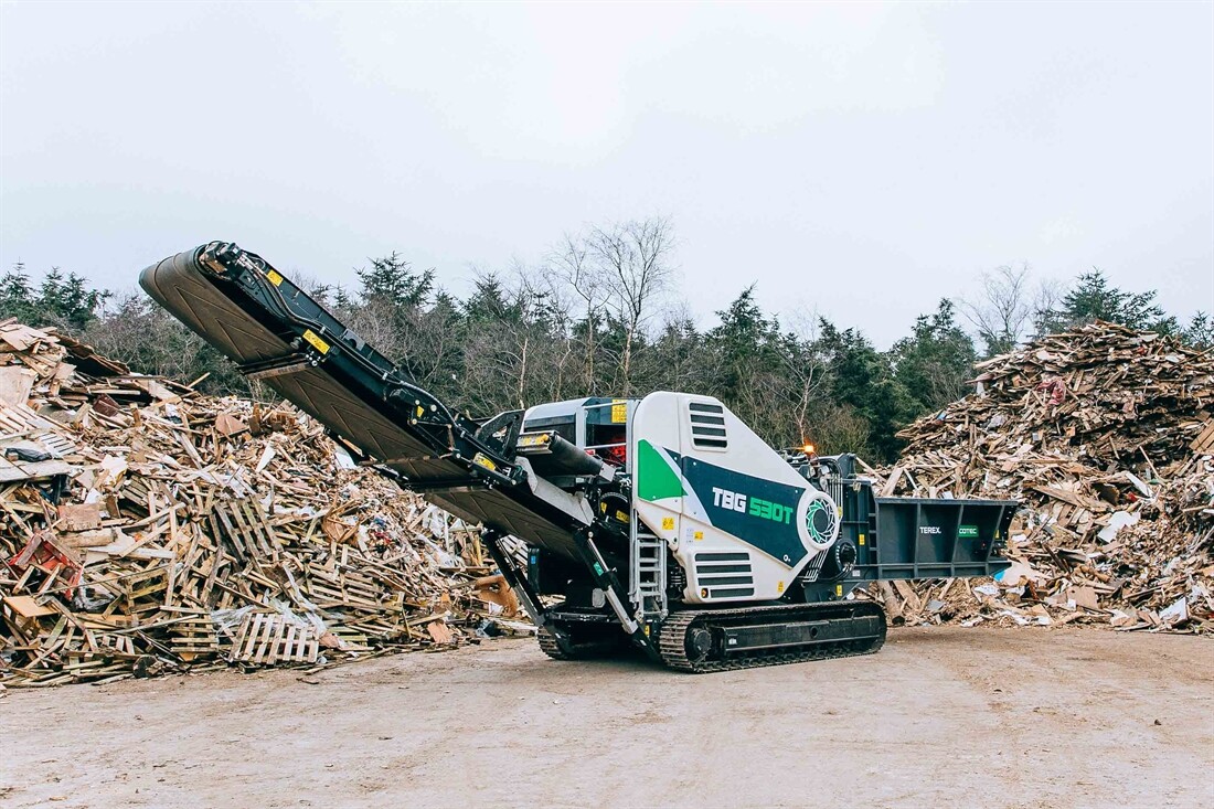 New Terex Ecotec TBG 530T shredder