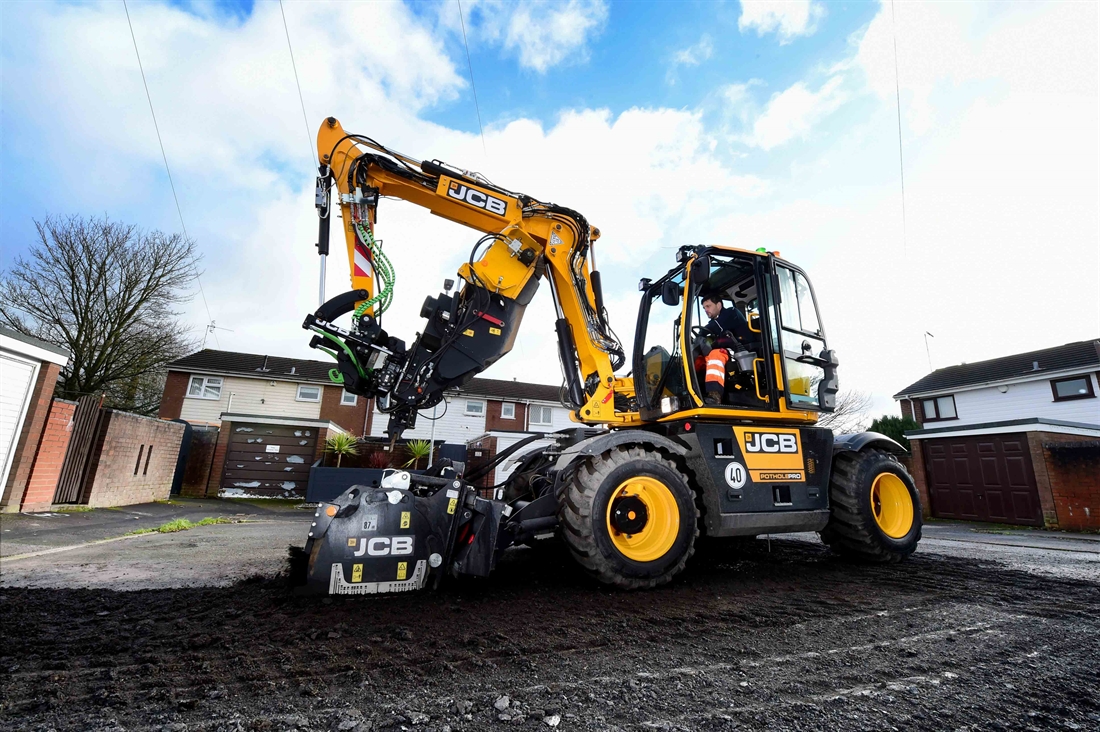 JCB pothole fixer delivers  and then some