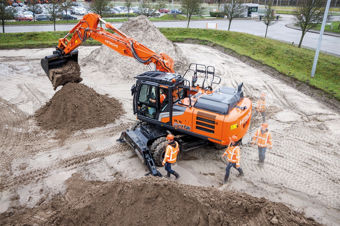 New Hitachi ZX220W-7 wheeled excavator