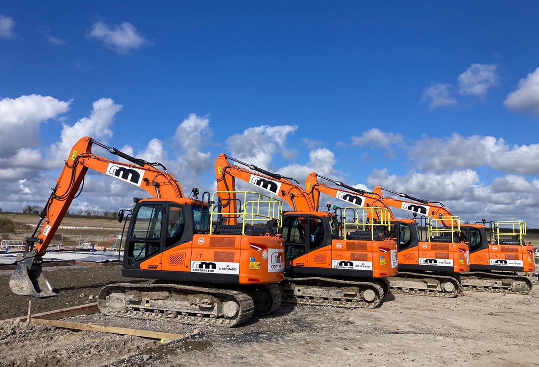 RM Contractors buys 11 Doosan DX-7 excavators