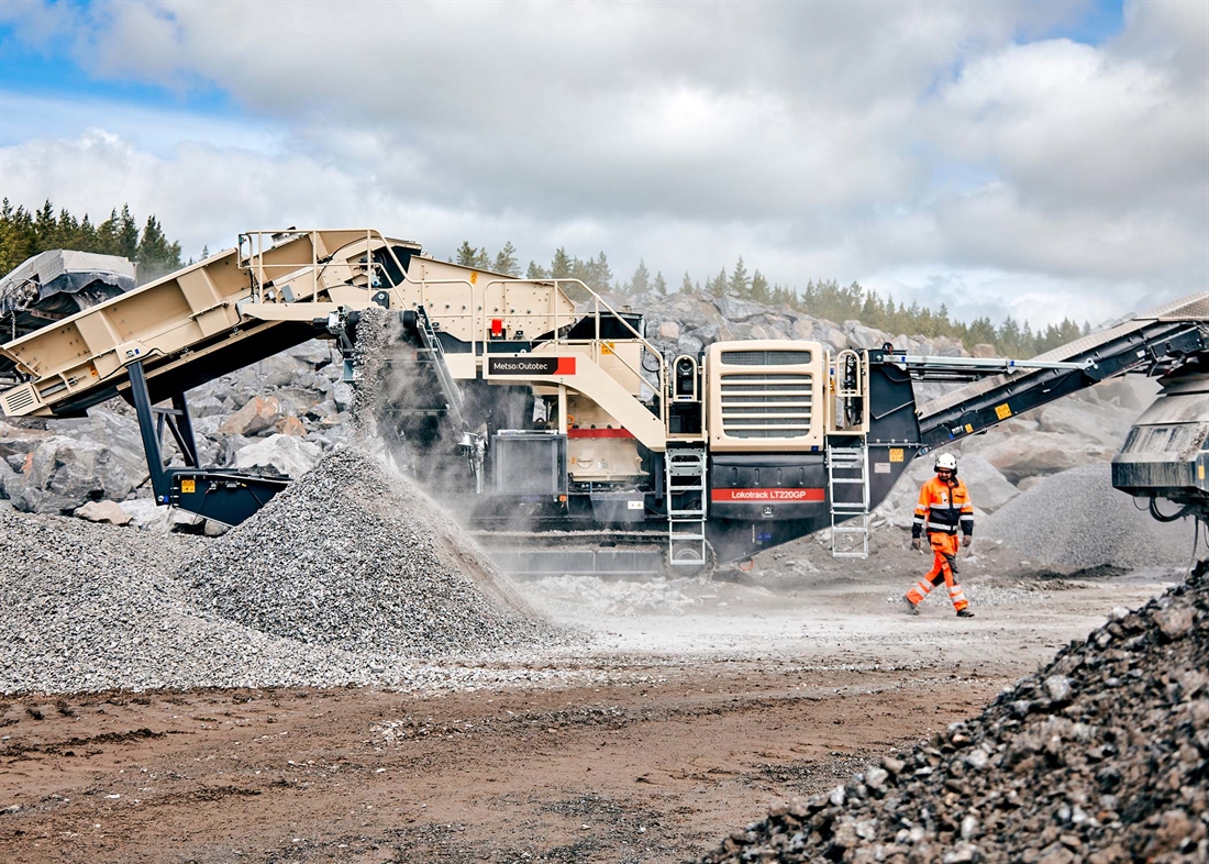 Metso Outotec's new electric Lokotrack range