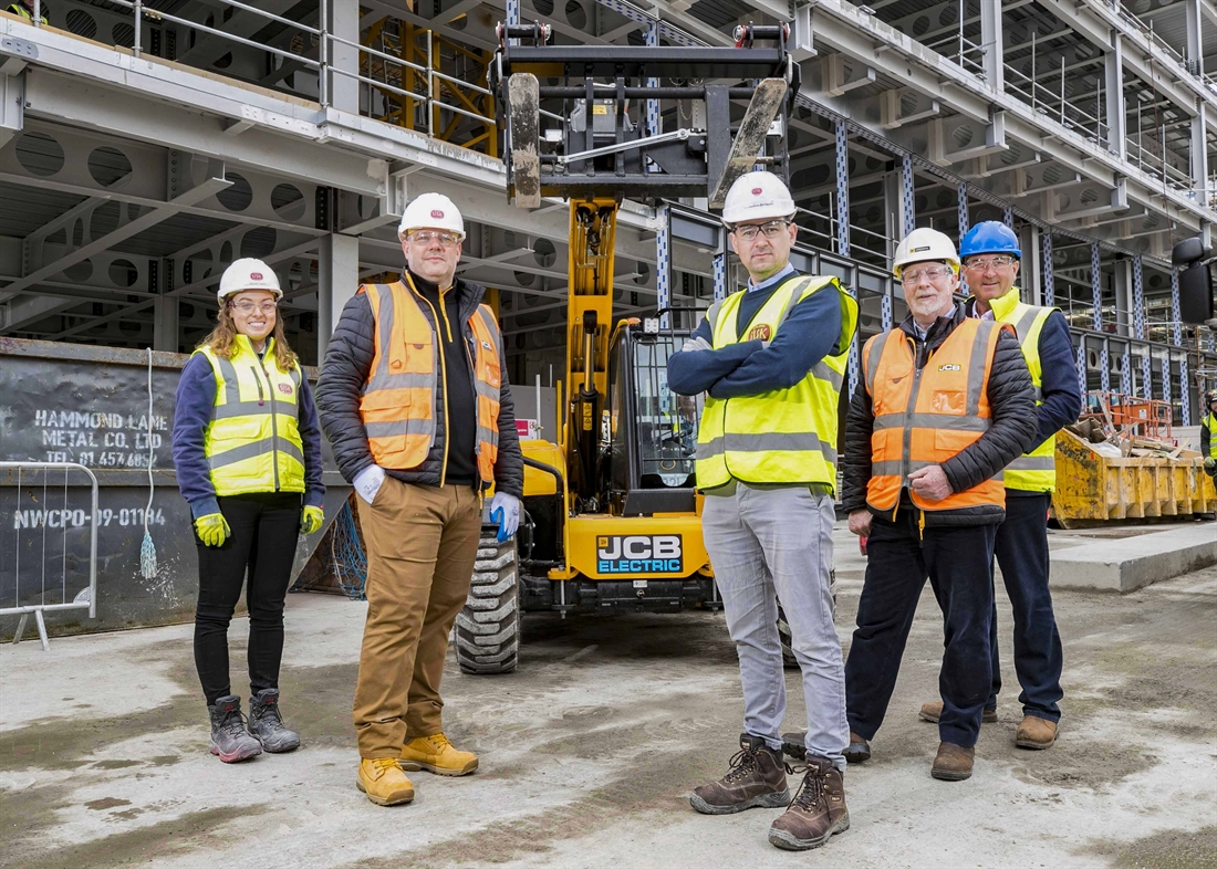 JCB first electric telehandler in Ireland