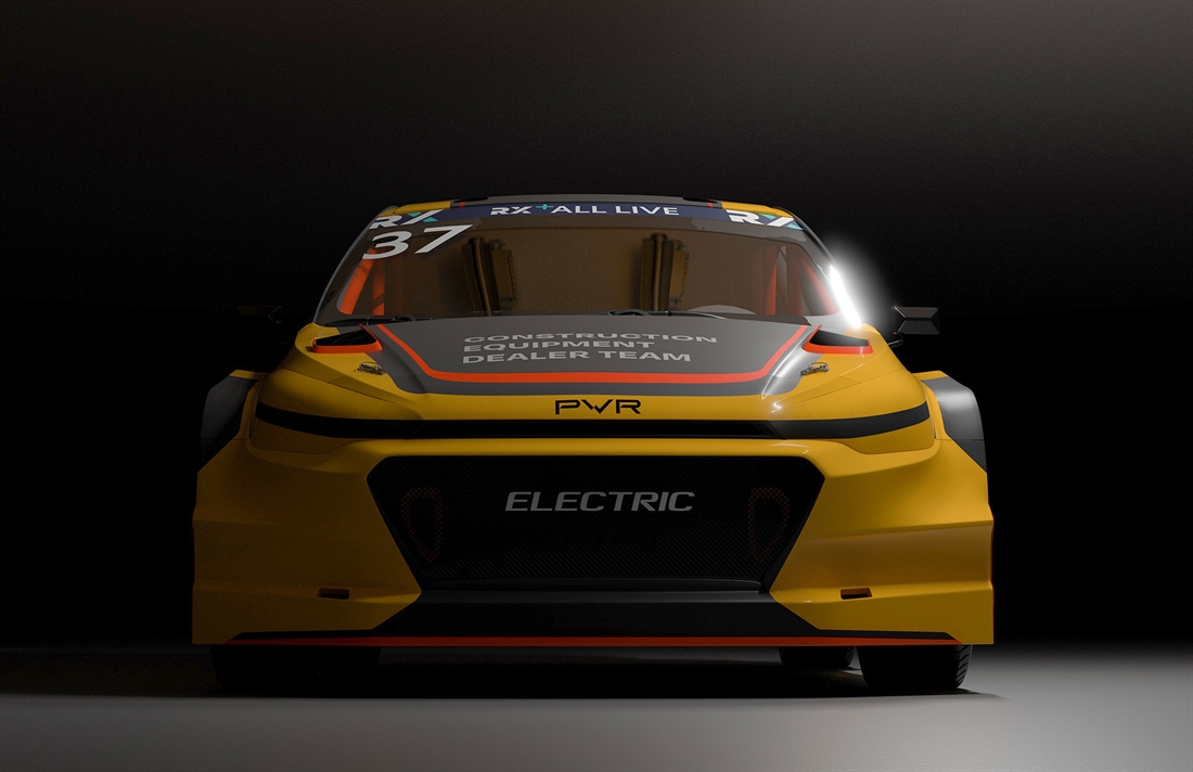engcon sponsors electric World Rallycross car