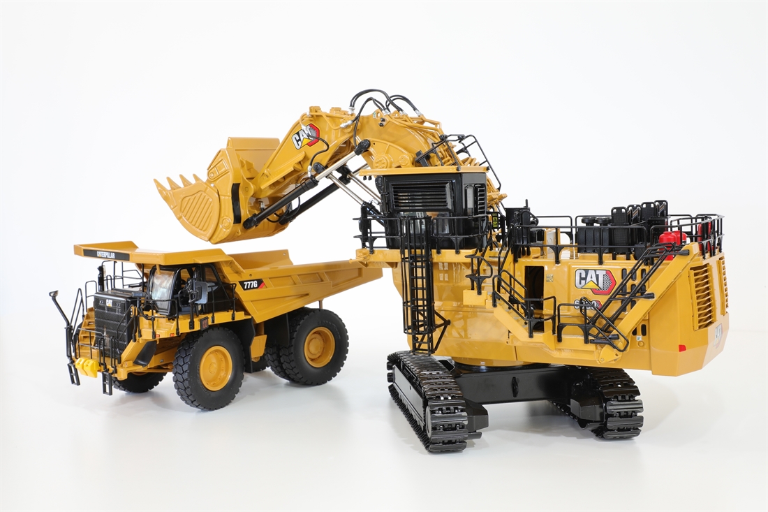 Maximum detail on Classic Construction Models (CCM) 1:48th scale Cat 6030 productivity class monster miners.