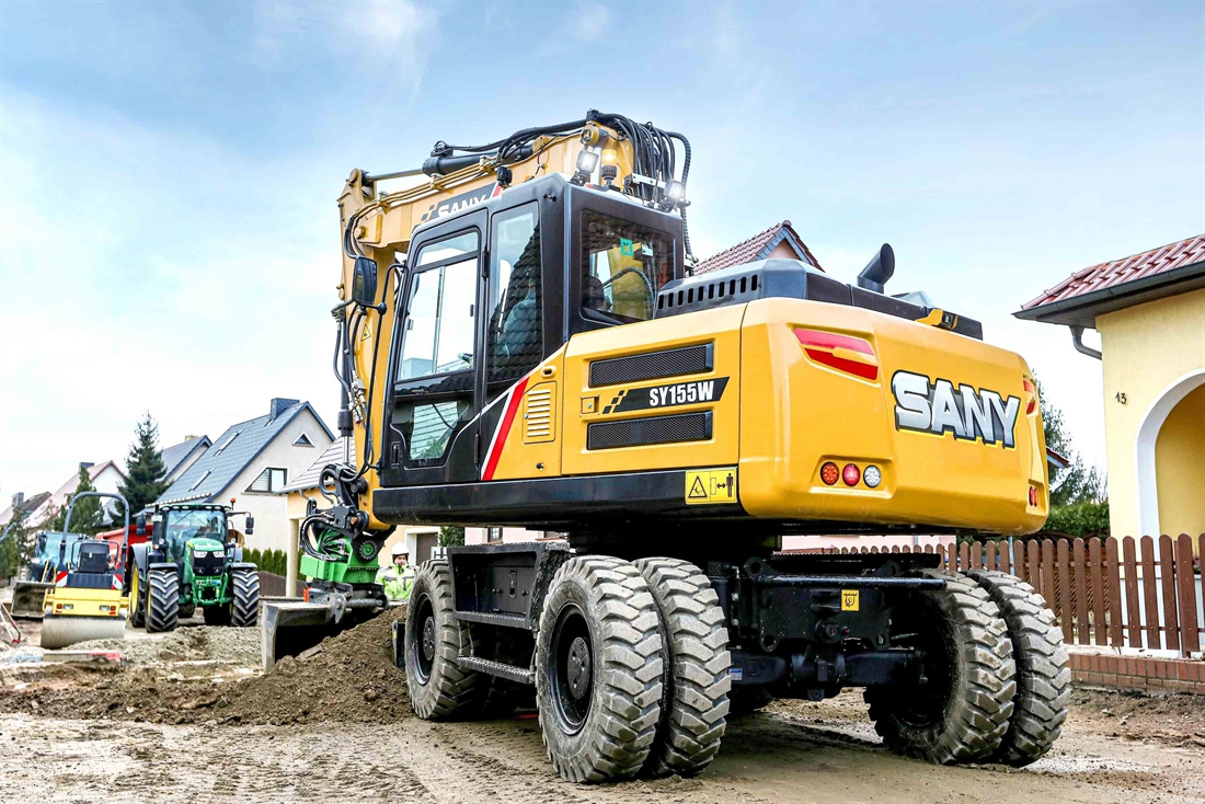 New Sany machines at Hillhead