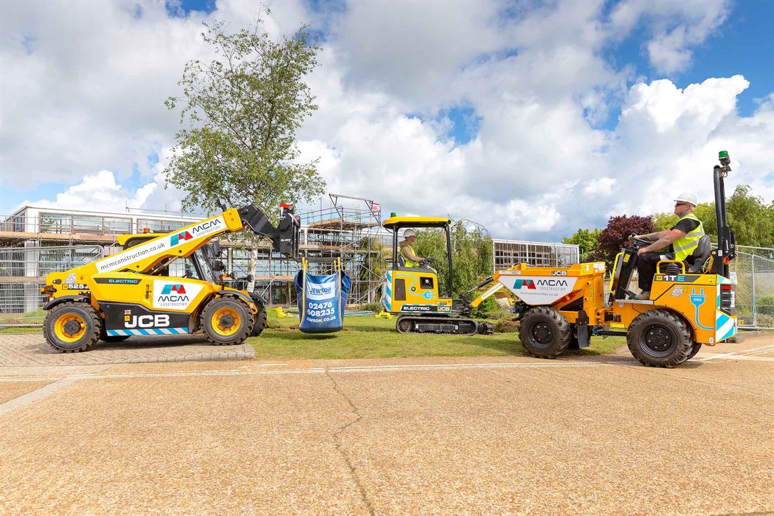 Electric future for JCB construction customer