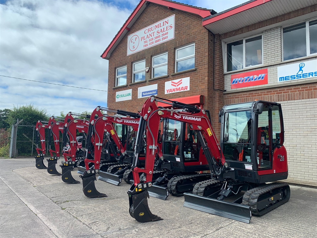 CP Hires new Yanmar mini-excavators