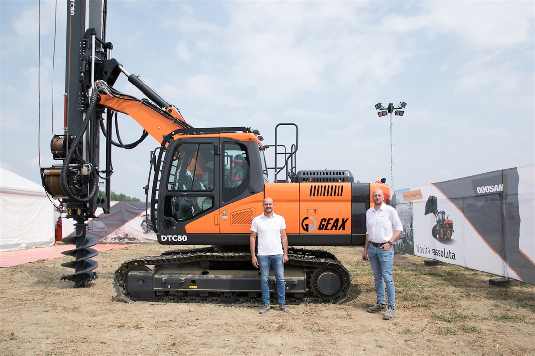 Doosan and Geax Partnership for compact drilling machines