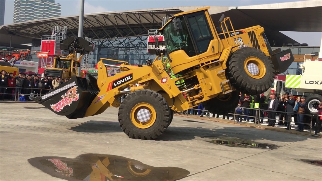 Dancing Wheeled Loader Anyone?