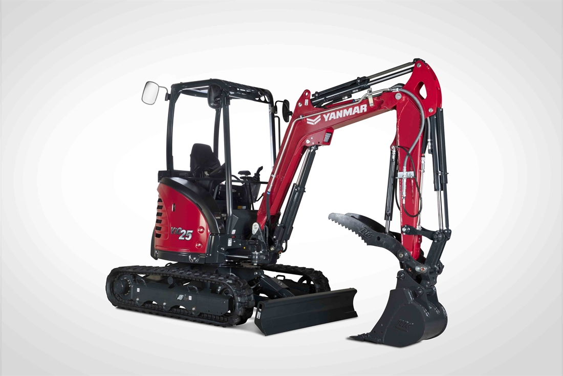 New Yanmar ViO17 and ViO25 mini-excavators