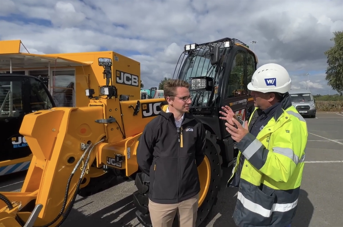 Peter Haddock gets the Lowdown on JCB Products at Letsrecycle Live