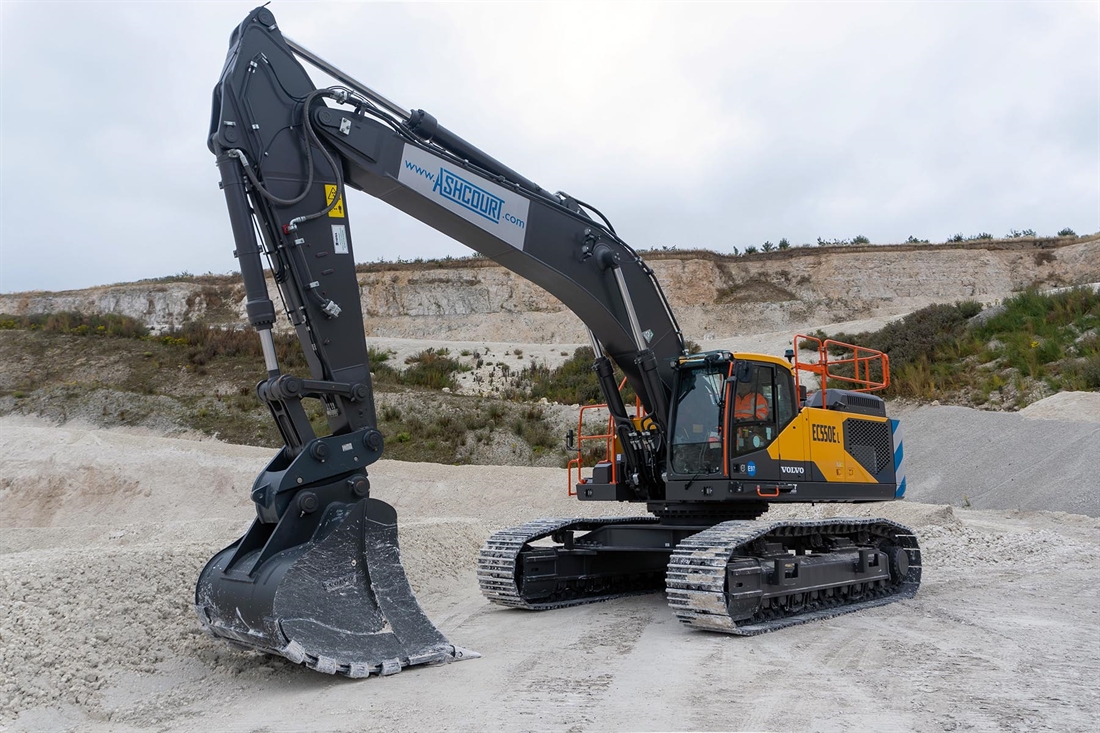 First Volvo EC550E excavators in UK