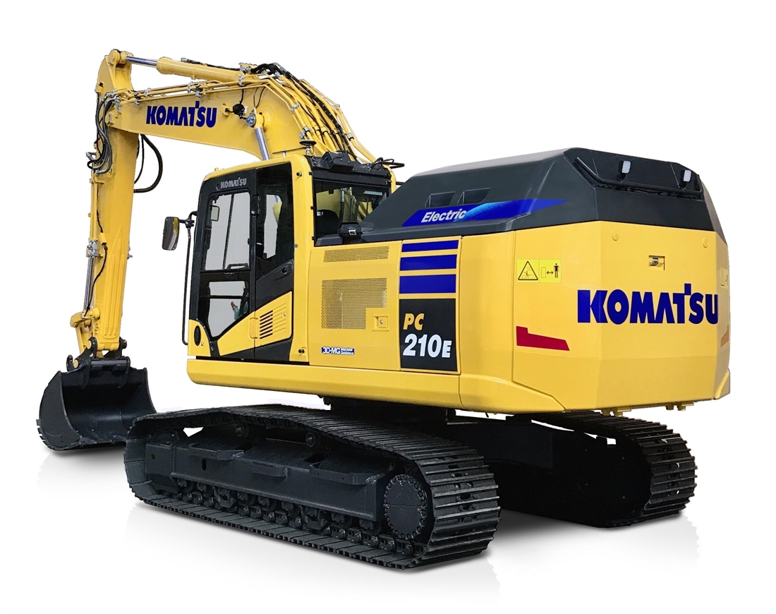 Electric Komatsu excavator coming in 2023