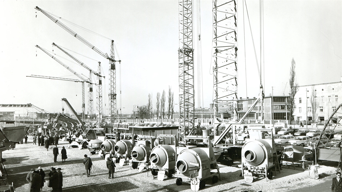 Liebherr at Bauma Back in Time #FlashbackFriday