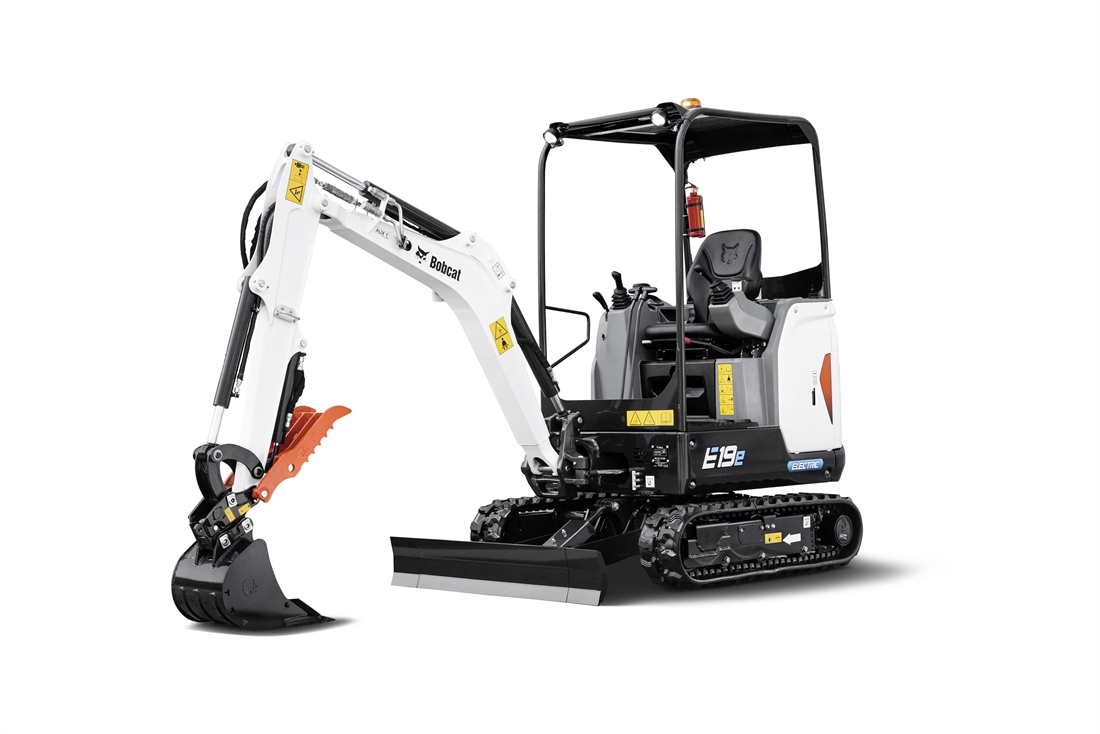 New Bobcat E19e electric mini-excavator