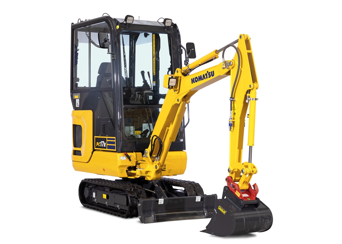 New Komatsu minis and skid-steer loaders