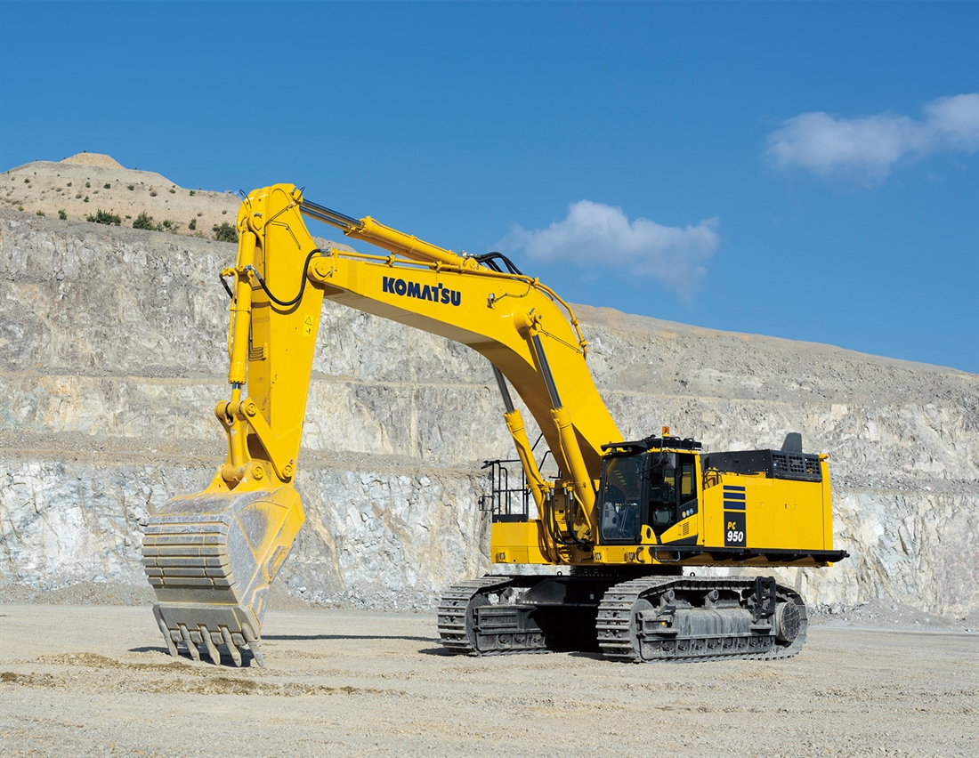 Komatsu PC950-11 and PC138US-11