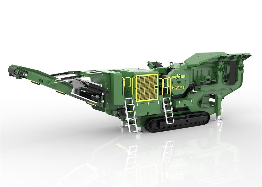 New McCloskey J4 jaw crusher