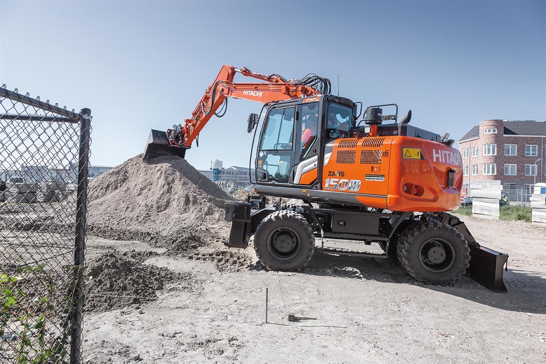 New Hitachi ZX150W-7 wheeled excavator