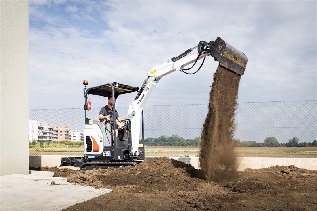 Bobcat E19e debut at Executive Hire Show