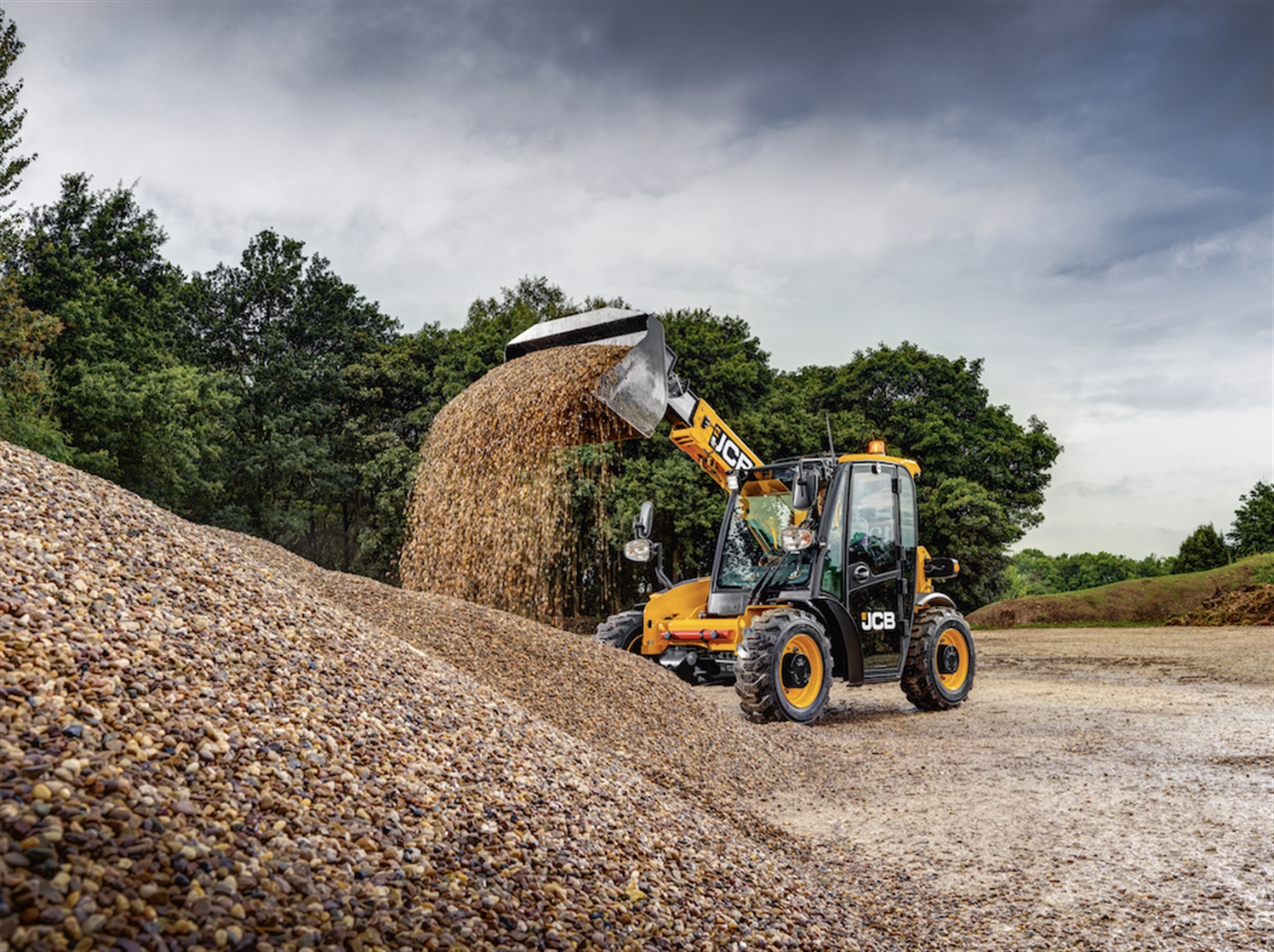 Compact JCB Loadall at the Executive Hire Show