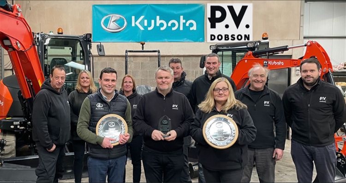 PV Dobson celebrates 30th year of Kubota partnership