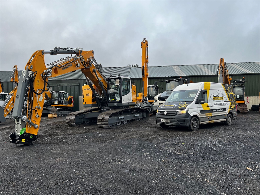 Xwatch system on Liebherr excavator
