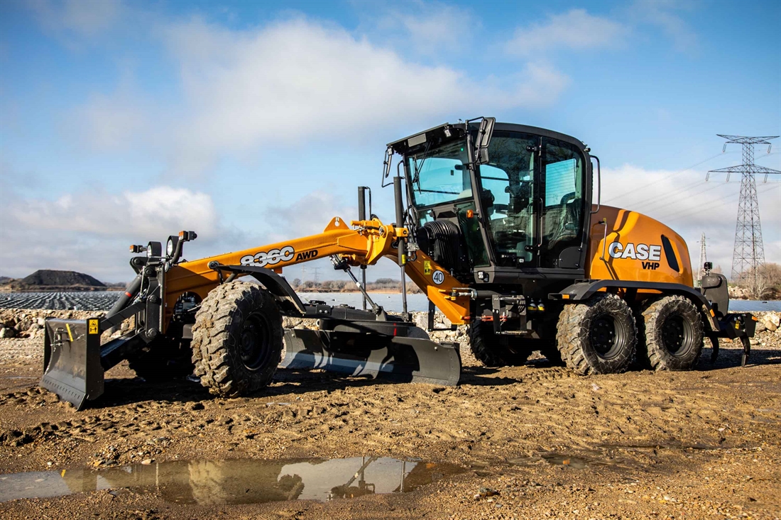 Joystick control for Case C-Series Graders