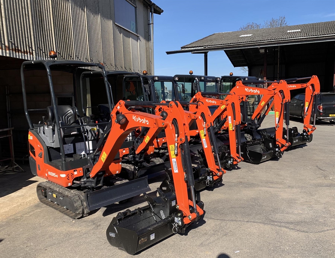 Exsel Plant & Tool Hires new Kubota order