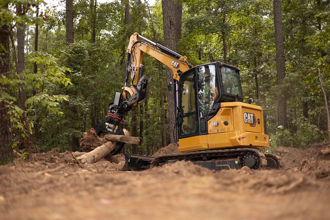 Cat attachments for mini-excavators and backhoe loaders