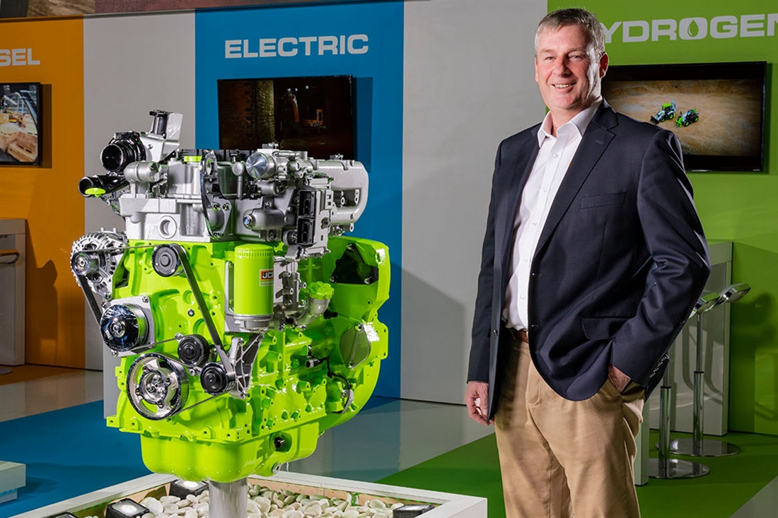 JCB hydrogen engine makes international debut