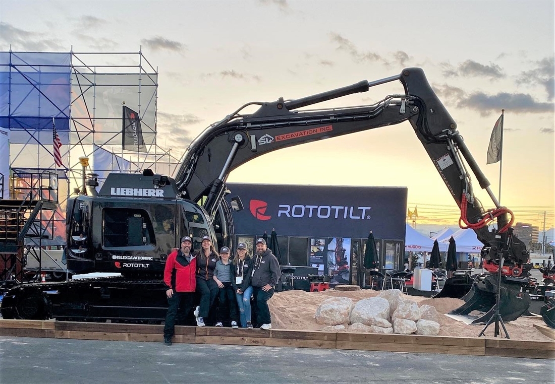 SL Excavations puts the Spin into Rototilt at ConExpo-Con/Agg