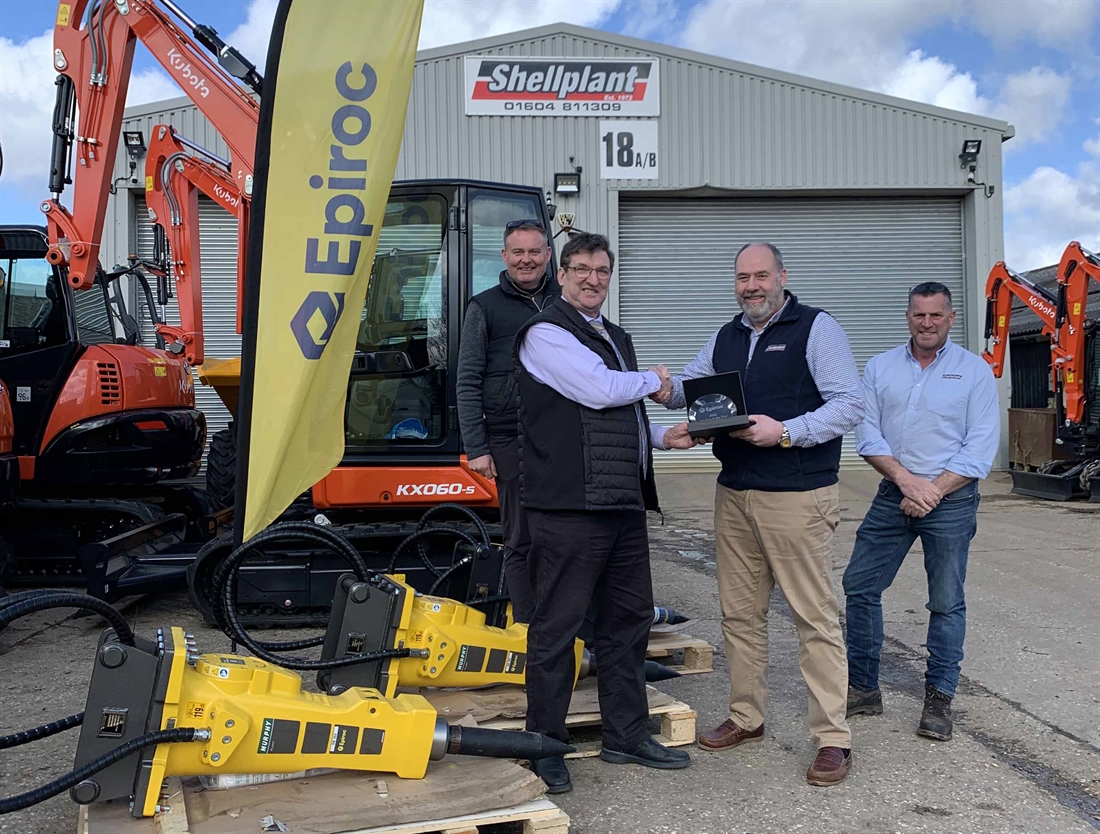 Shellplant wins Epiroc Dealer of the Year award