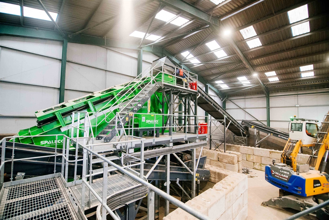 Terex recycling plant installed at Collard Group
