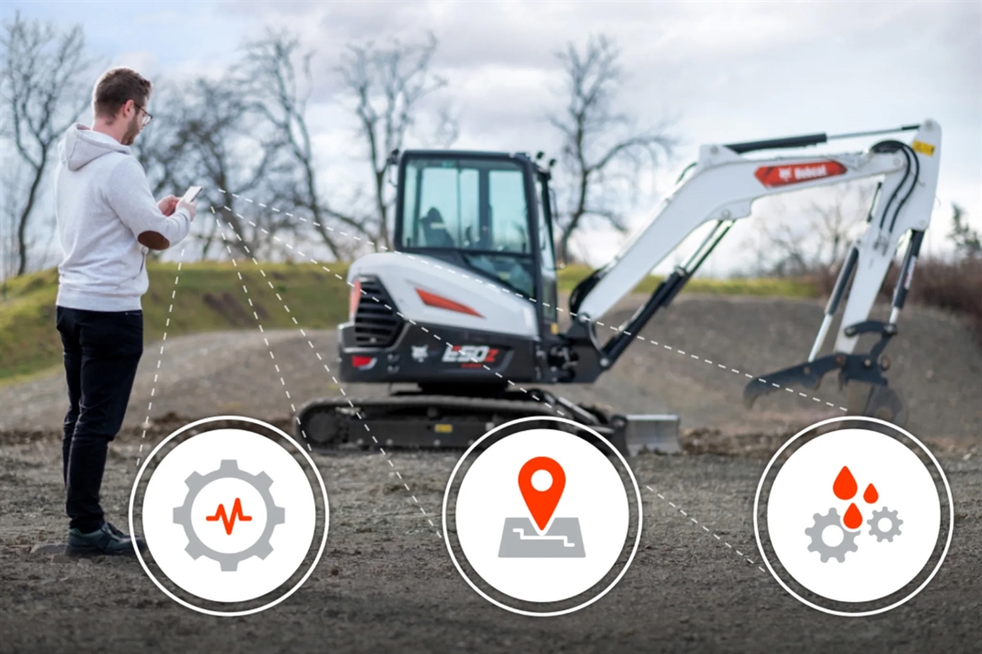 New Bobcat machine IQ telematics