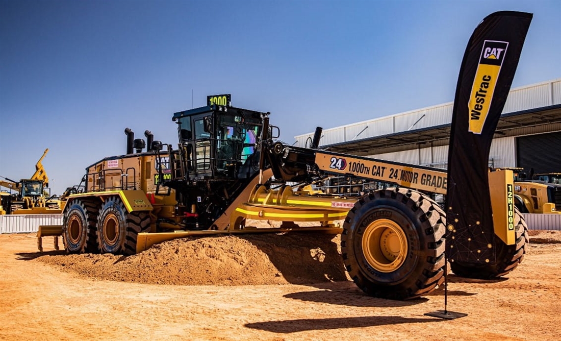 Major Cat Motor Grader Milestone Celebrated