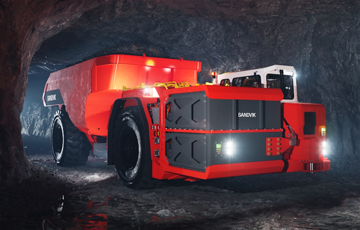 New Sandvik battery boosts BEV runtime