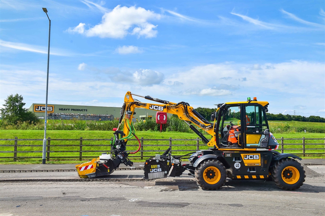 New JCB Pothole Pros first shift