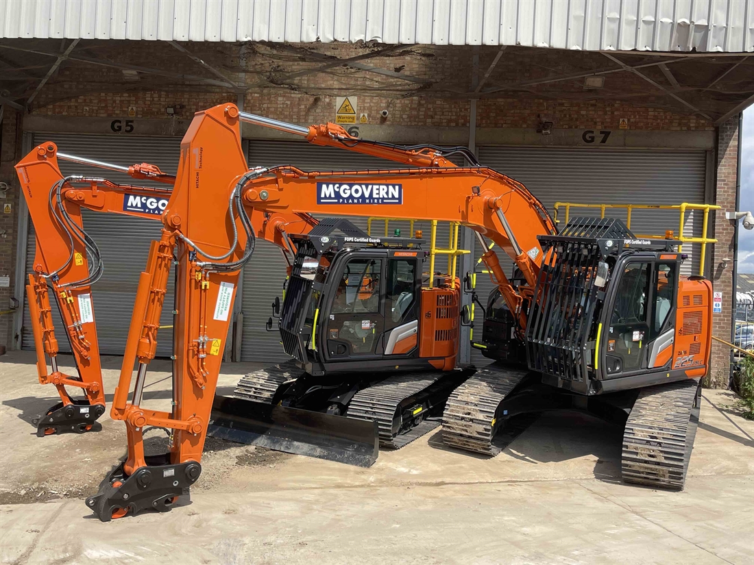 McGovern Plant Hire invests in Hitachi machines