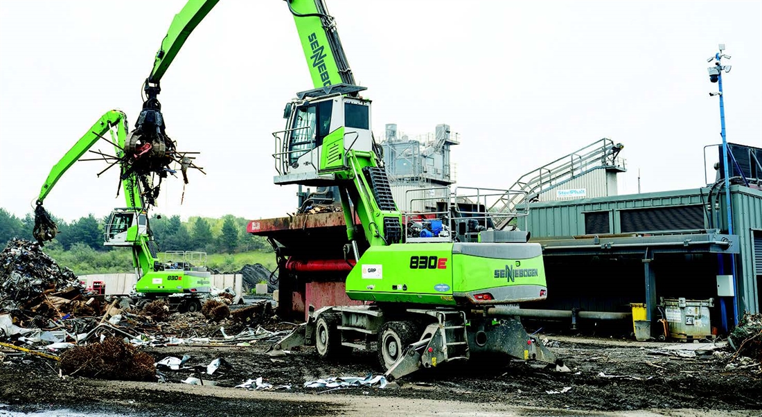 Incredible steel salvaging plant