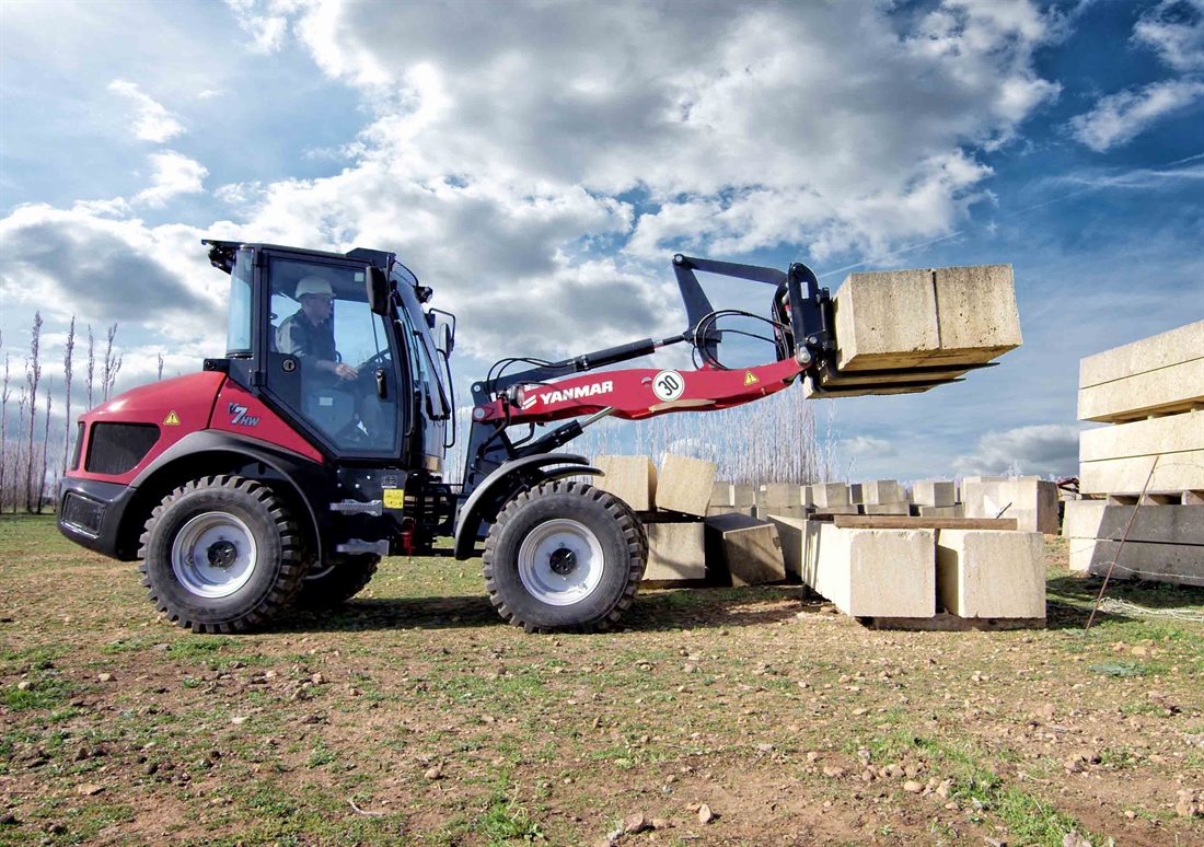 New Yanmar V7 and V7-HW wheeled loaders