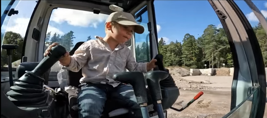 Swedens Youngest Digger Driver